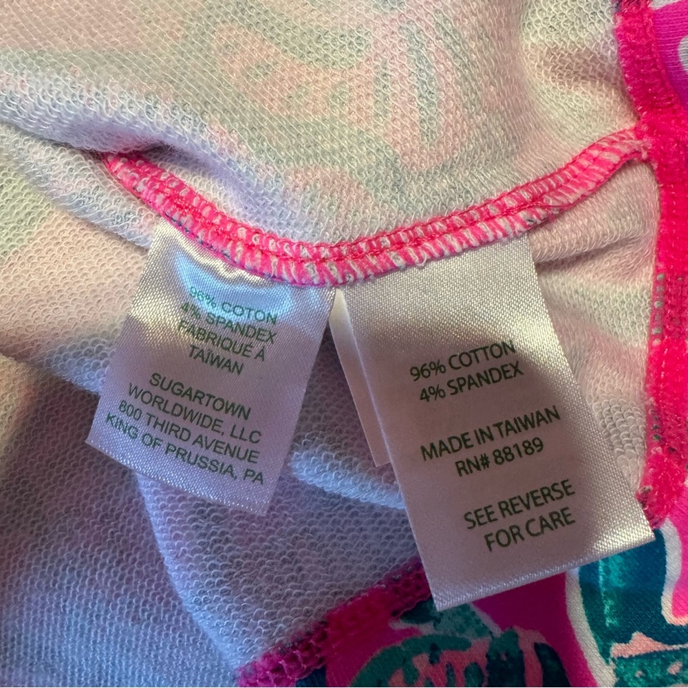 Brand-New LILLY PULITZER SKIPPER POPOVER MANDEVILLA PINK EXTRA LUCKY Sz LARGE - Picture 9 of 12